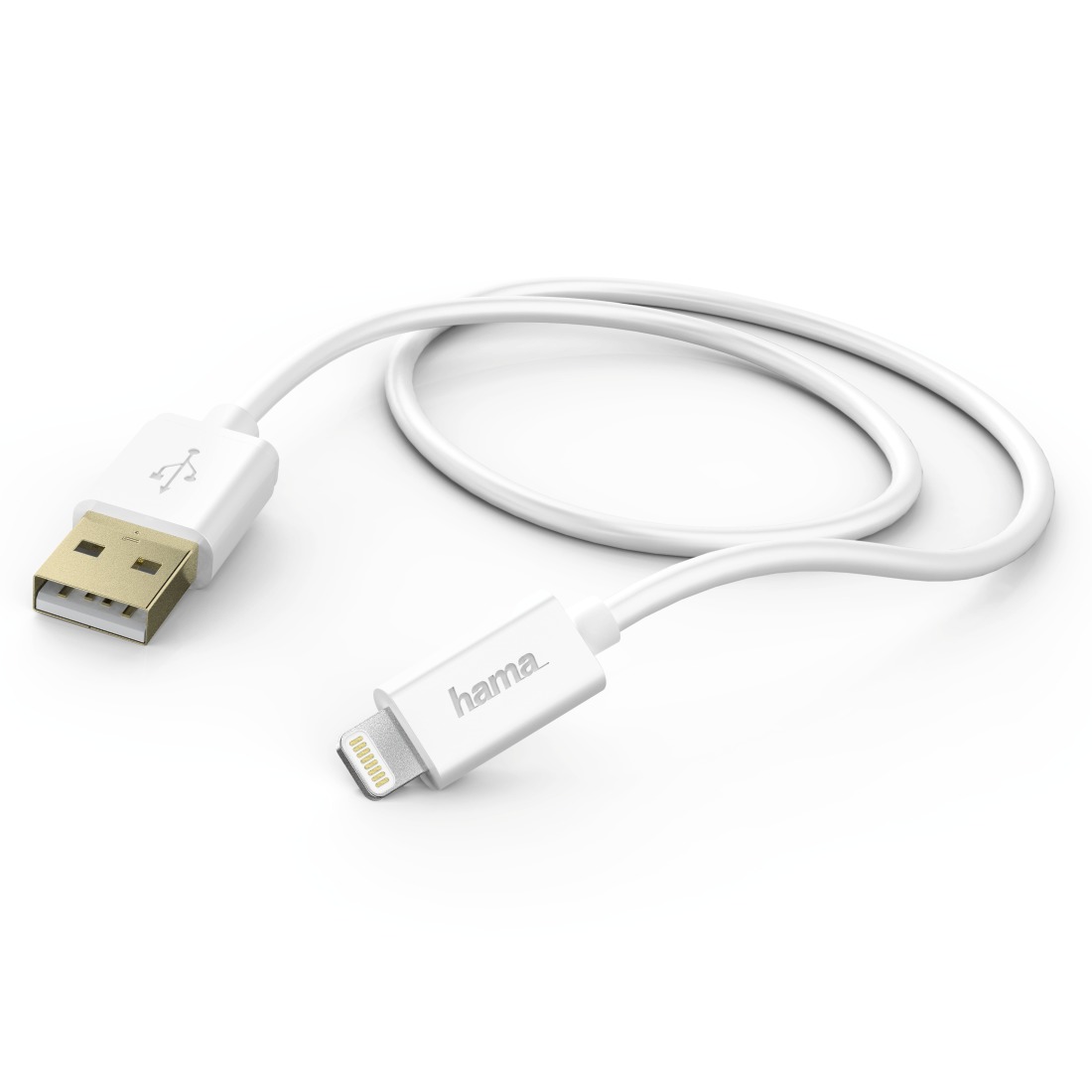 Hama Laadkabel lightning (1,5 meter) MFI-gecertificeerd Oplader Wit