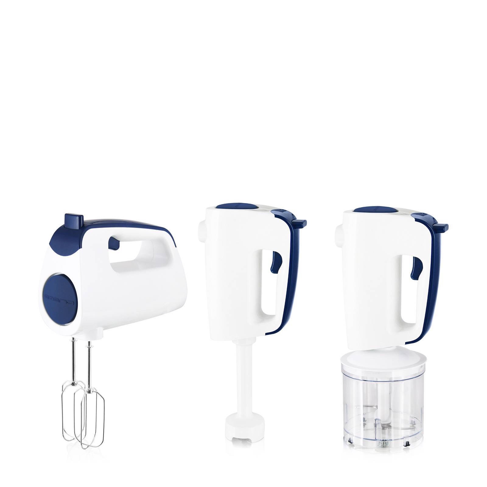 3-in-1-handmixer Emerio wit/blauw online kopen