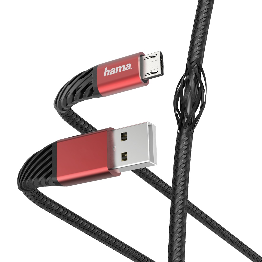 Hama LAADKABEL EXTR USB-A>MICRO-USB 1,5M Oplader Zwart