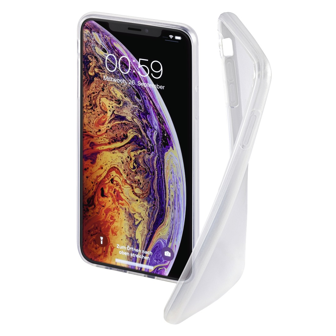 Hama cover crystal clear iphone xs max t telefoonhoesje Telefoonhoesje Transparant