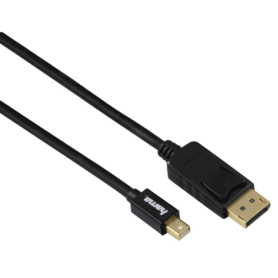 Hama DisplayPort Aansluitkabel [1x DisplayPort stekker <=> 1x Mini-DisplayPort stekker] 1.80 m Zwart