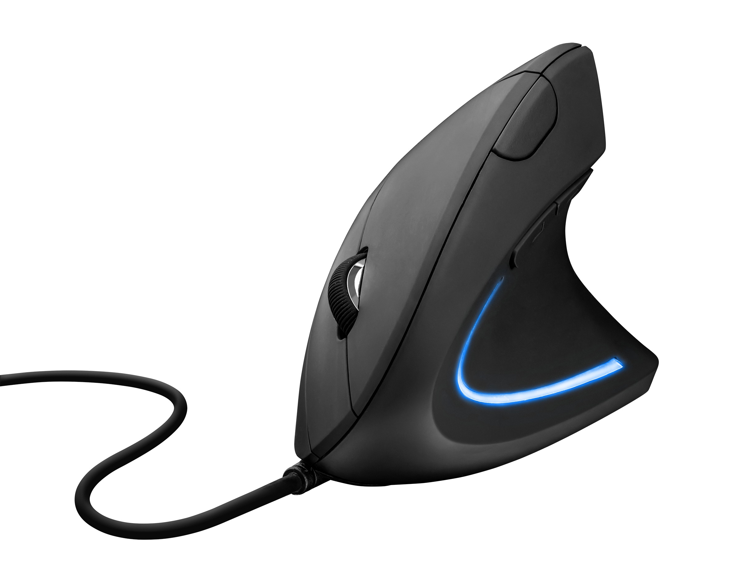 Trust Verto Verticale ergonomische muis Muis Zwart