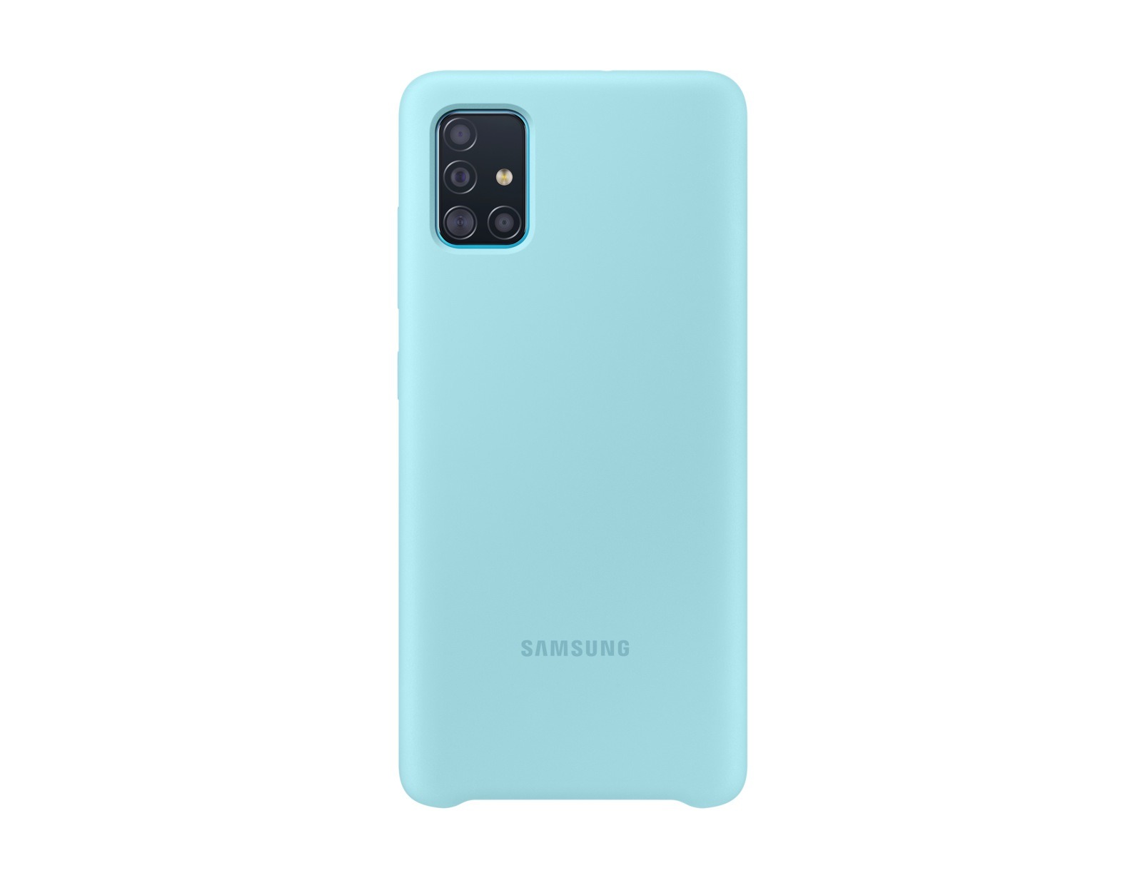 Samsung Silicone Cover Samsung Galaxy A51 blauw