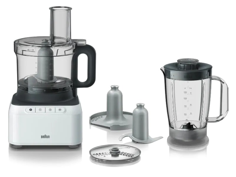 Braun FP 3131 WH Foodprocessor Wit