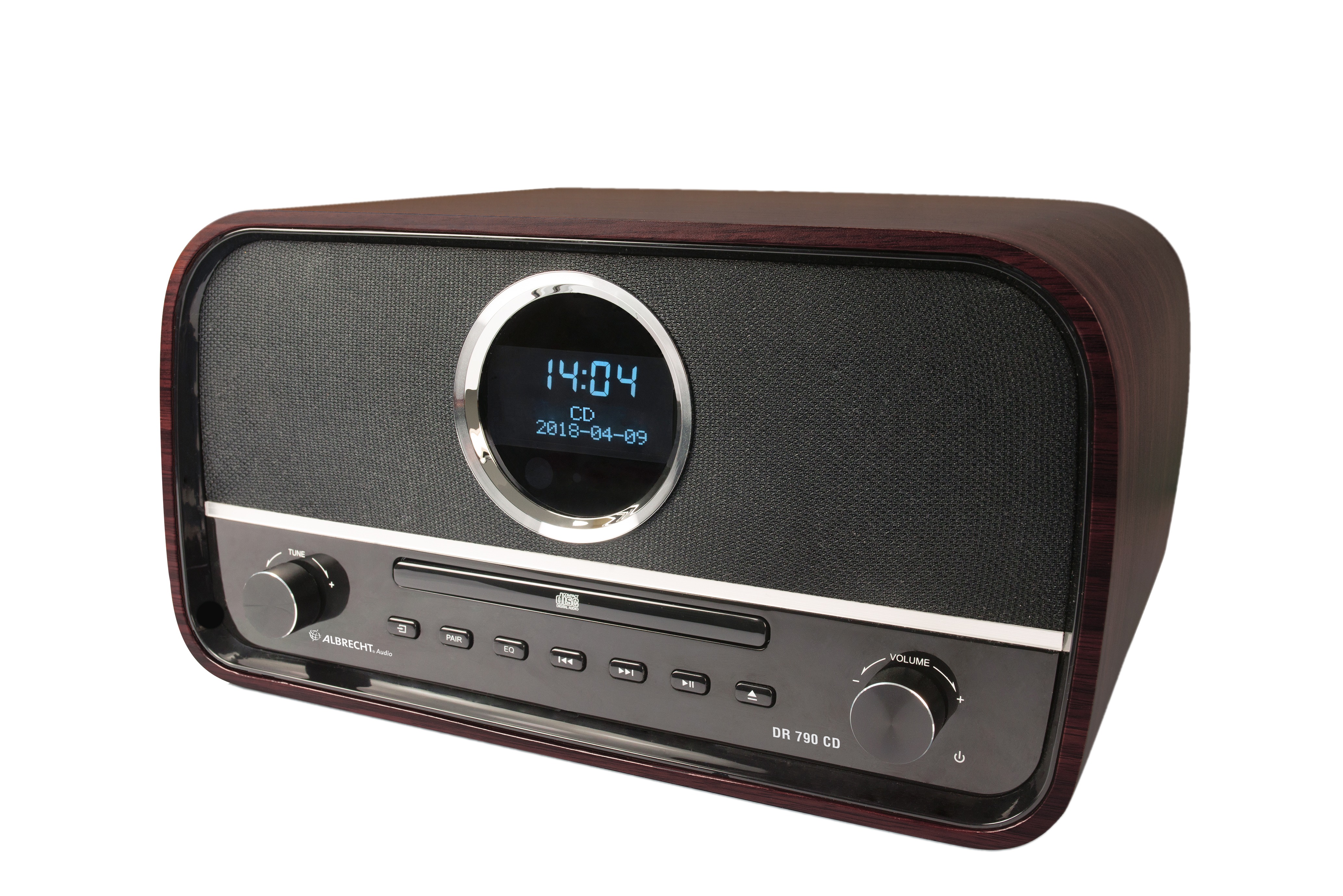 Albrecht DR 790 DAB+ CD-radio AUX, Bluetooth, CD, DAB+, FM Bruin