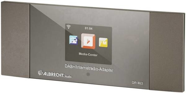 Albrecht DR 463 Internet Radio-adapter Bluetooth, DAB+, DLNA, Internetradio, FM, WiFi Geschikt voor 