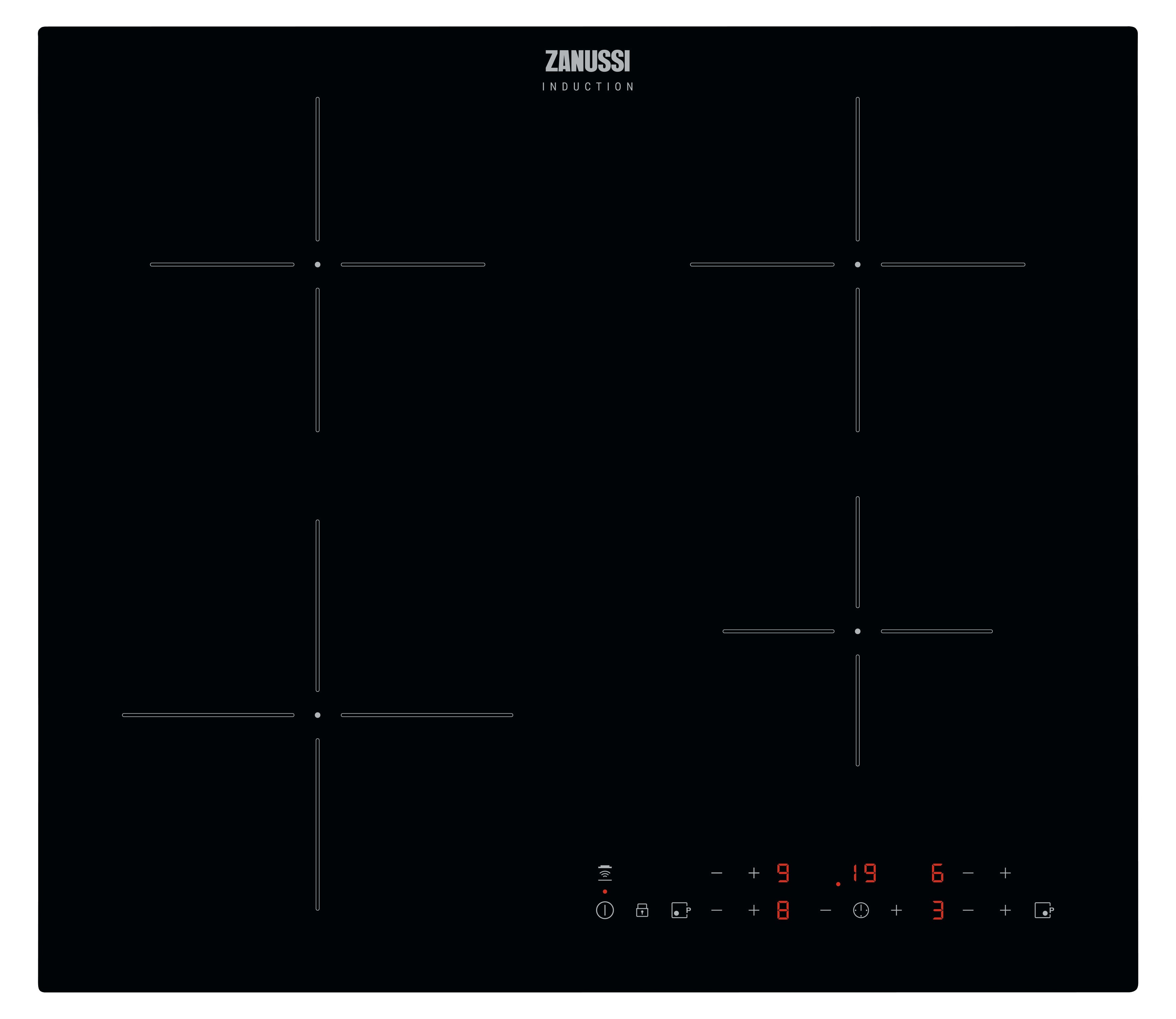 Zanussi ZITN643K Inductie inbouwkookplaat online kopen