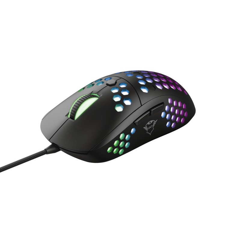 Trust GXT960 GRAPHIN LIGHTWEIGHT MOUSE Muis Zwart