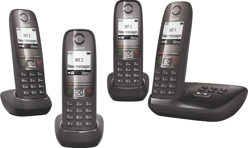 Gigaset A475A quattro Dect telefoon Zwart