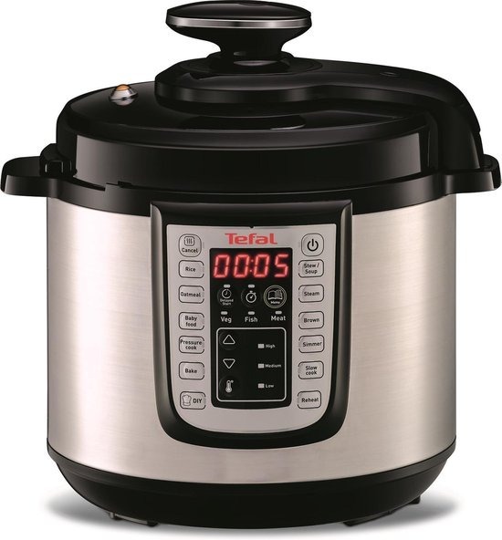 Tefal CY505E All-in-One Slowcooker, Multicooker en Snelkookpan