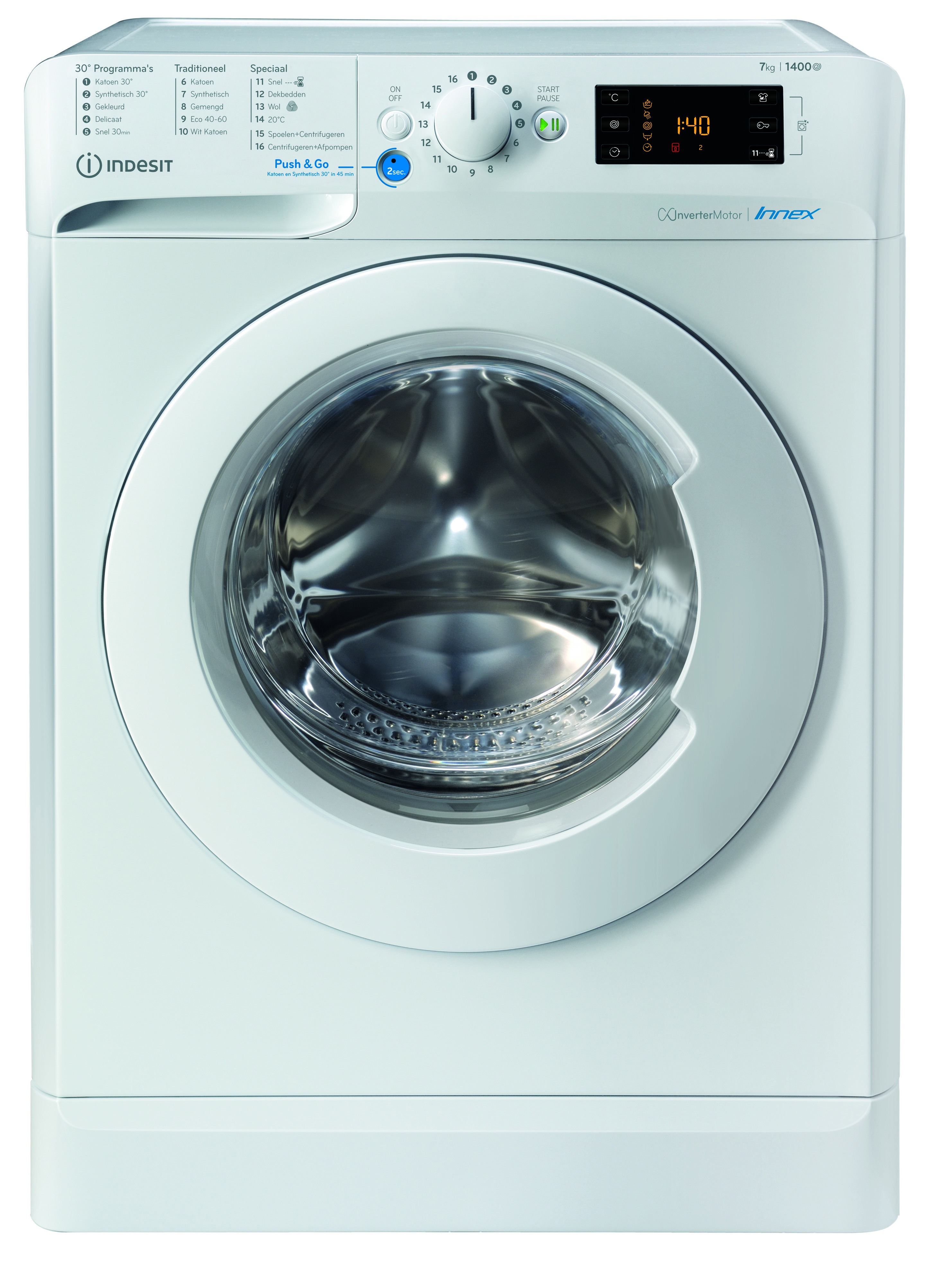 Indesit BWENL 71483X W N Wasmachine Wit