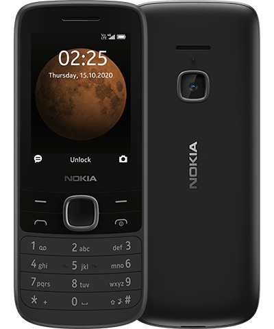 Nokia 225 Dual Sim Smartphone Zwart online kopen