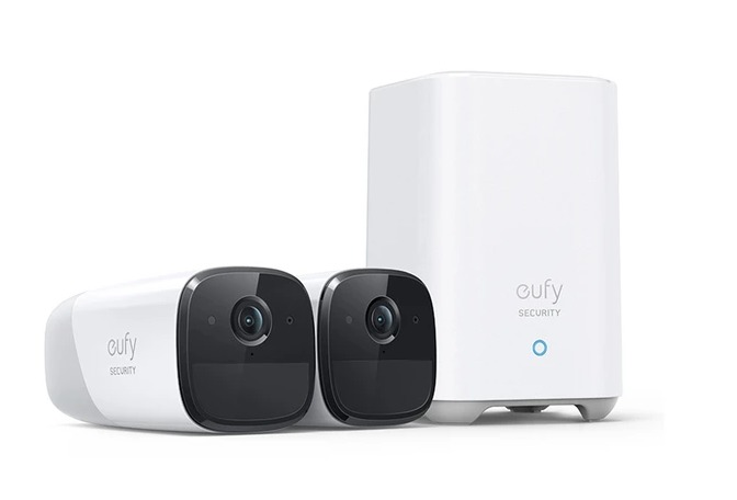 Eufy EufyCam 2 Pro 2 camera's + basisstation IP-camera Wit