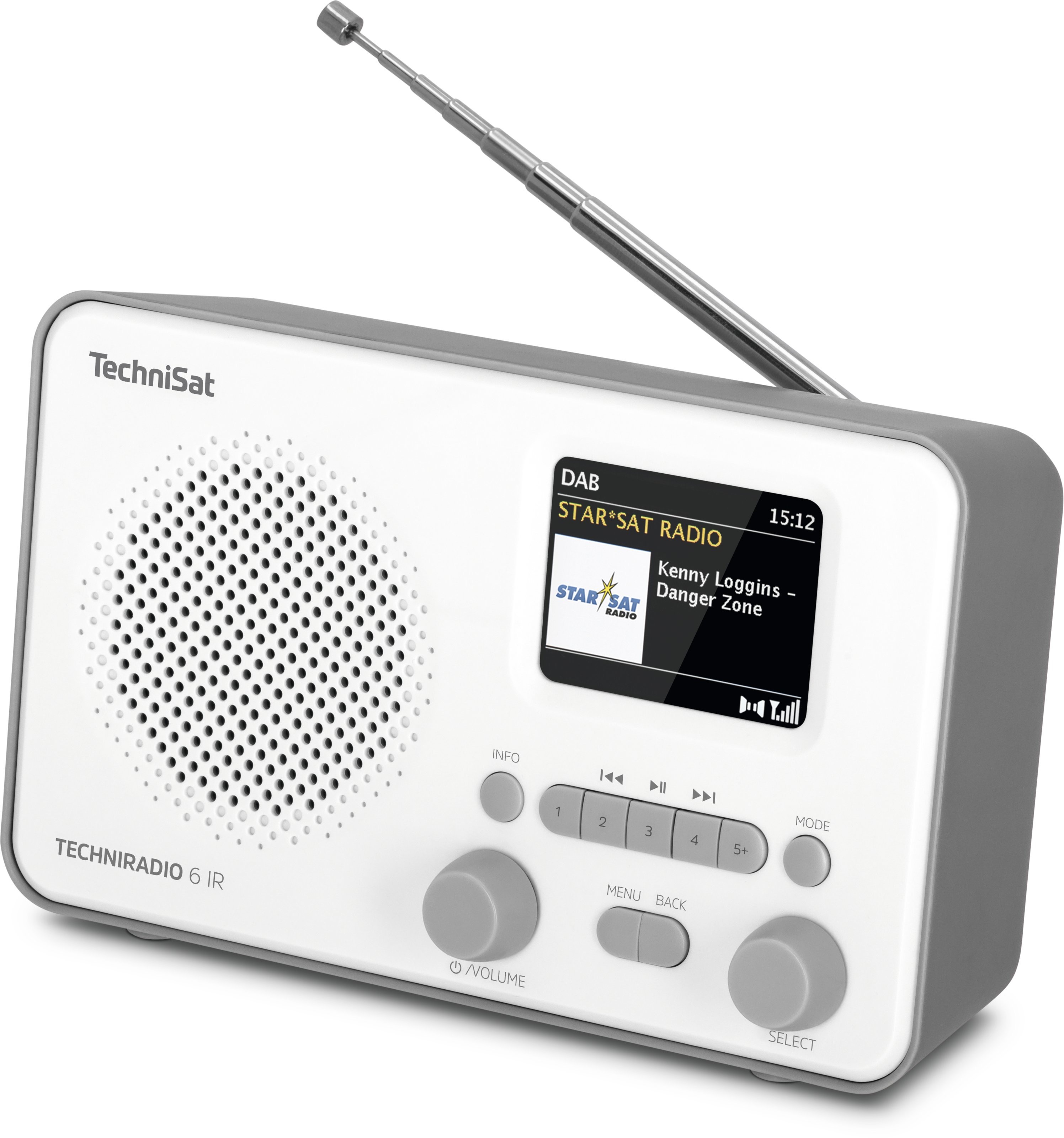 Technisat TechniRadio 6 IR wit-grijs