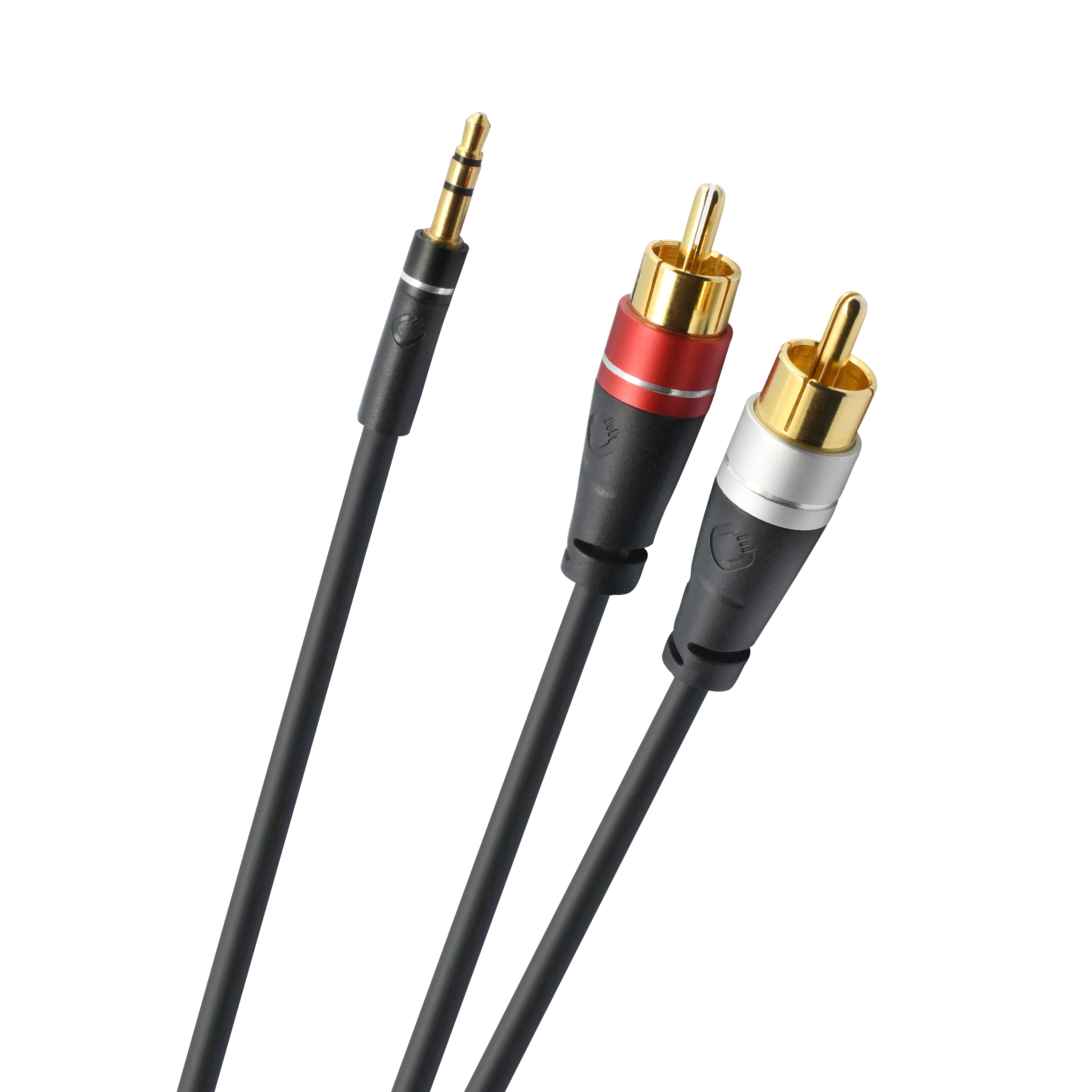 Oehlbach SL AUDIO CABLE 3.5 2xRCA 1,0 M Mini jack kabel