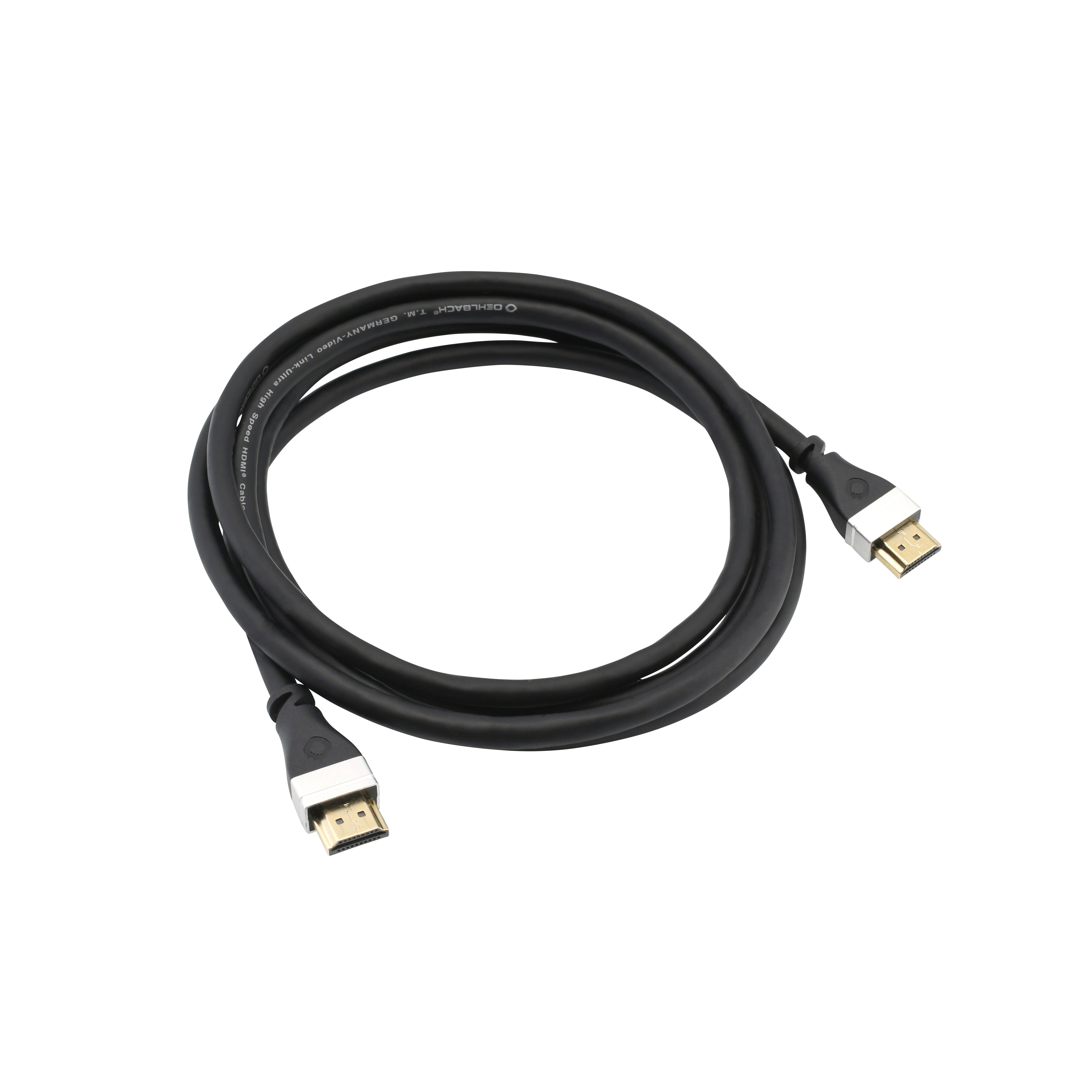 Oehlbach SL UHS HDMI 2.1 CABLE 1,5 M HDMI kabel Zwart
