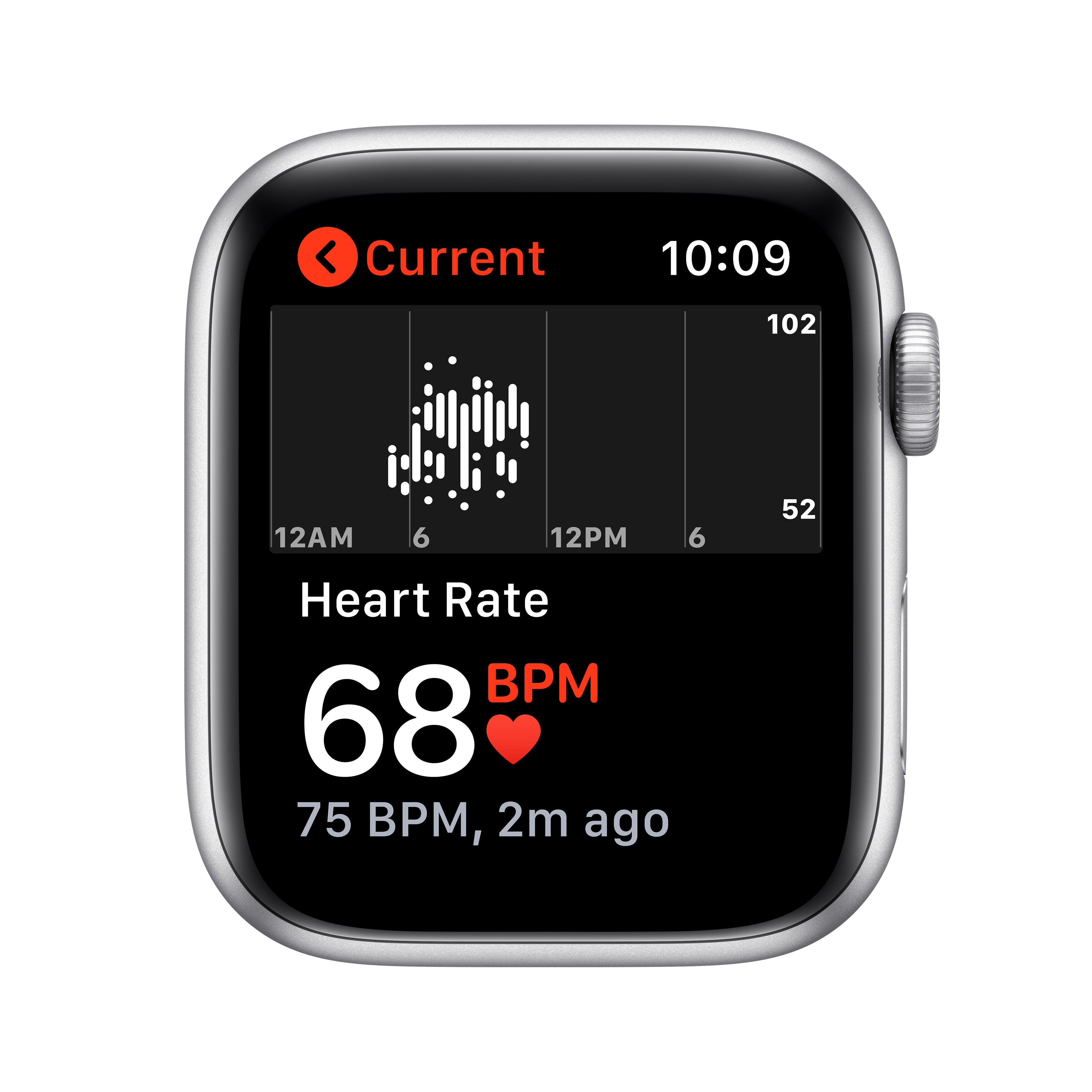 Apple Watch SE GPS 44mm Sport Smartwatch Zilver