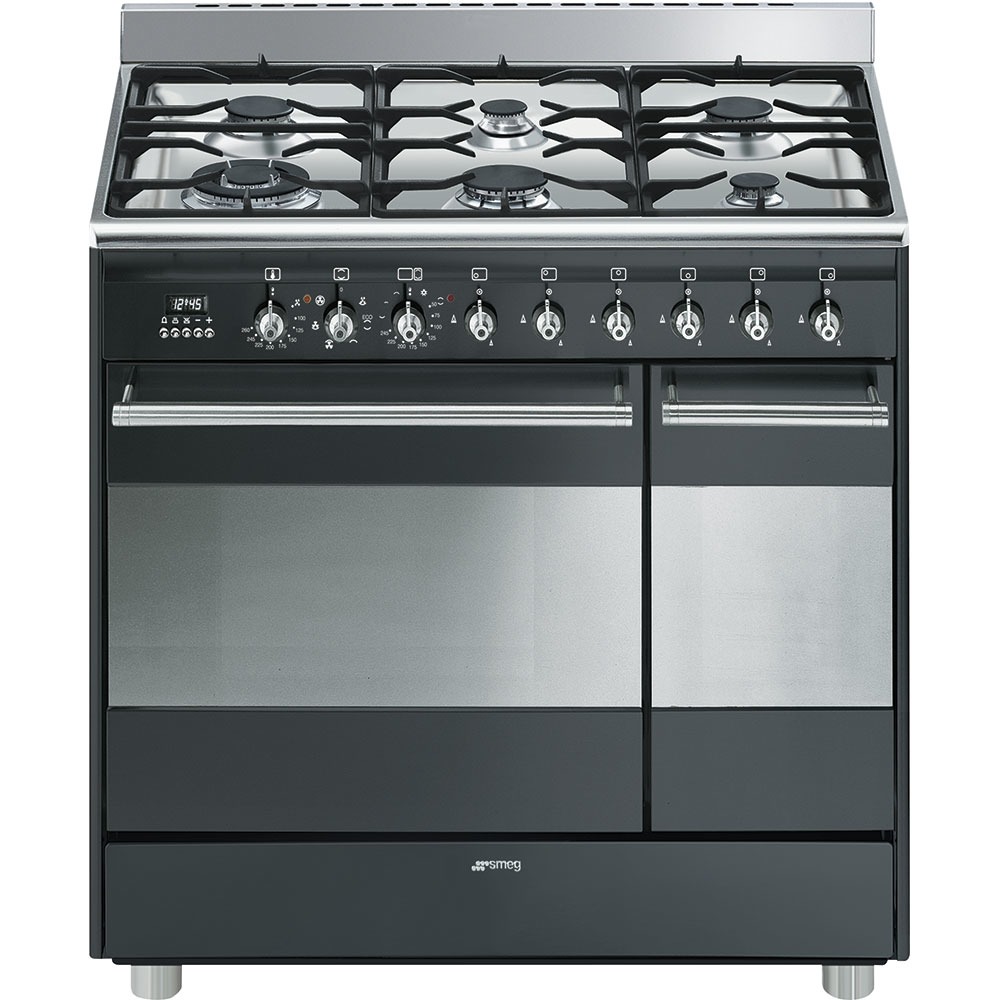 Smeg SNLK926MA9 Gasfornuis Antraciet