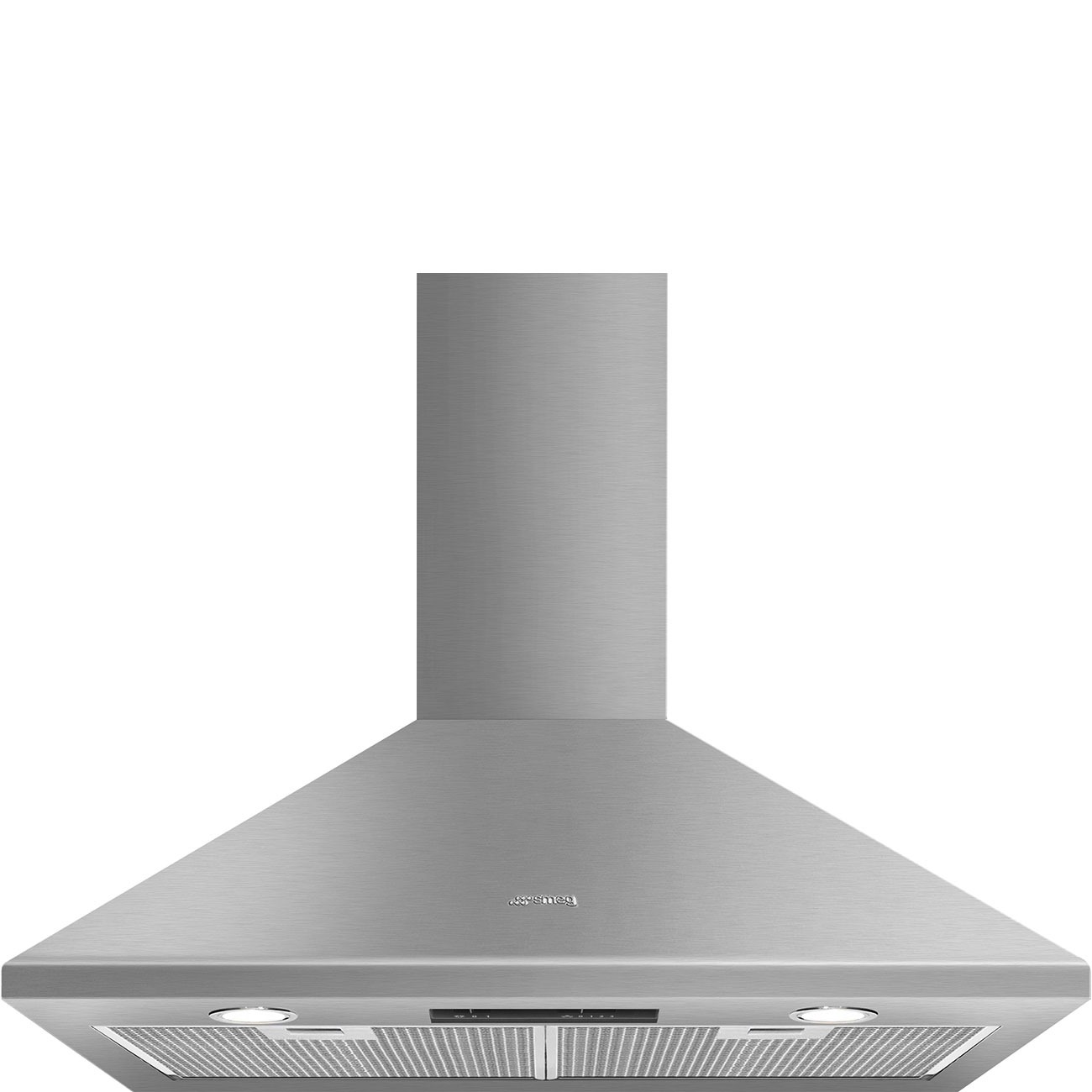 Smeg KSED75XE Schouwkap Grijs