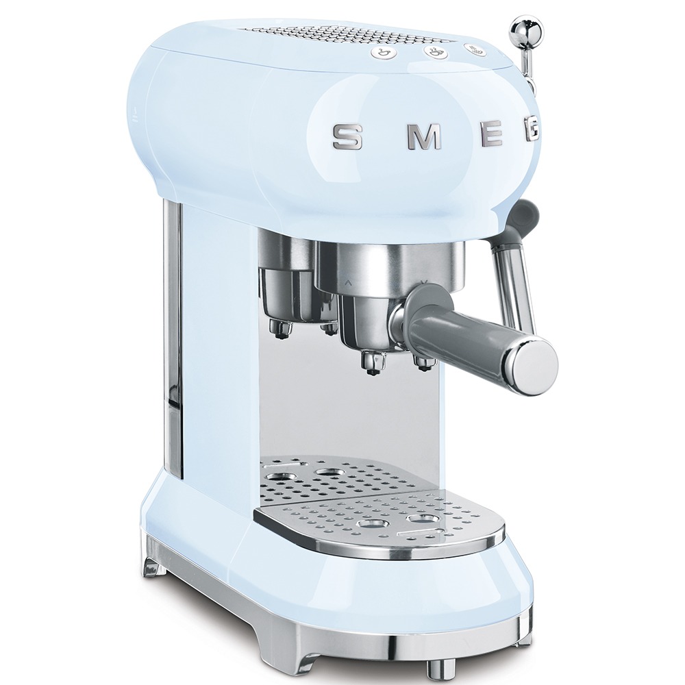 Smeg ECF01PBEU - Pistonmachine - Blauw