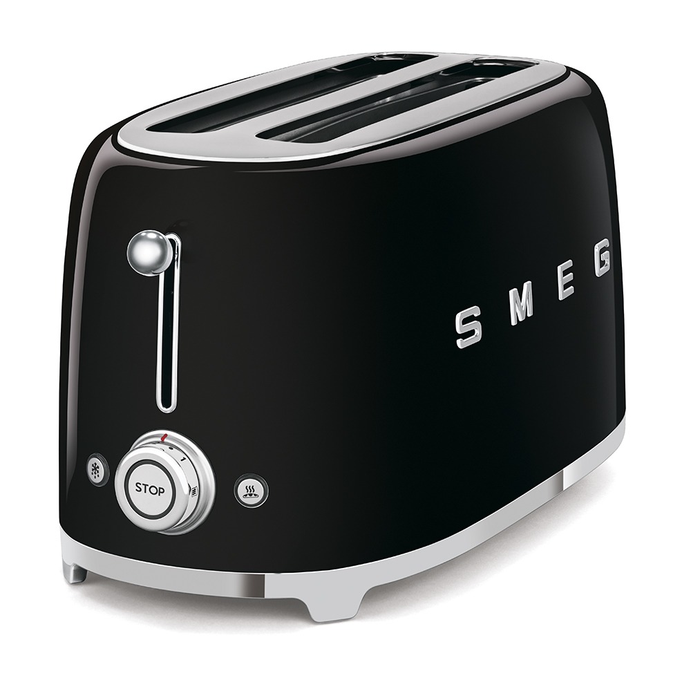 SMEG TSF02BLEU Retro Toaster Zwart