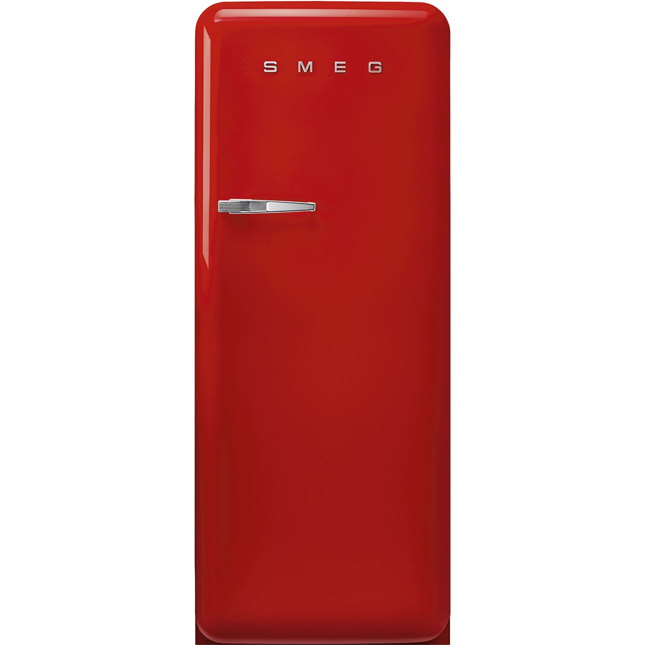 Smeg FAB28RRD5 koelkast rood met diepvriesvak en rechtsdraaiende deuren