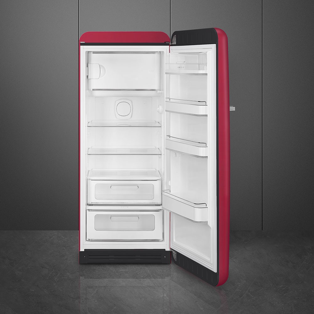 Smeg FAB28RDRB5 50's Combi-koelkast Ruby Red matte kleur NoFrost - Foto 4