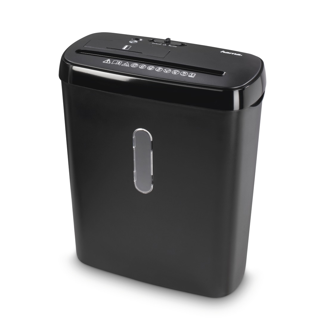 Hama Papier vernietiger basic s8cd Papierversnipperaars Zwart