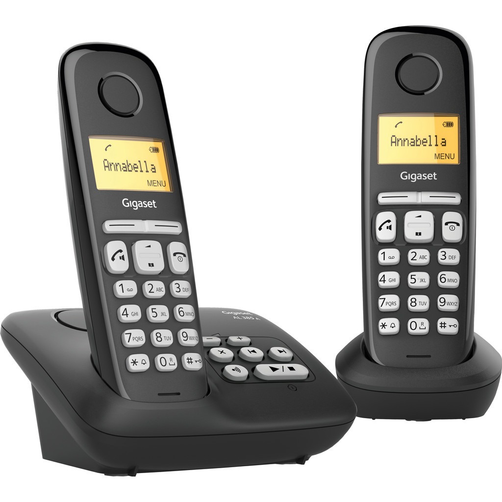 Gigaset AL385A DUO Dect telefoon Zwart online kopen