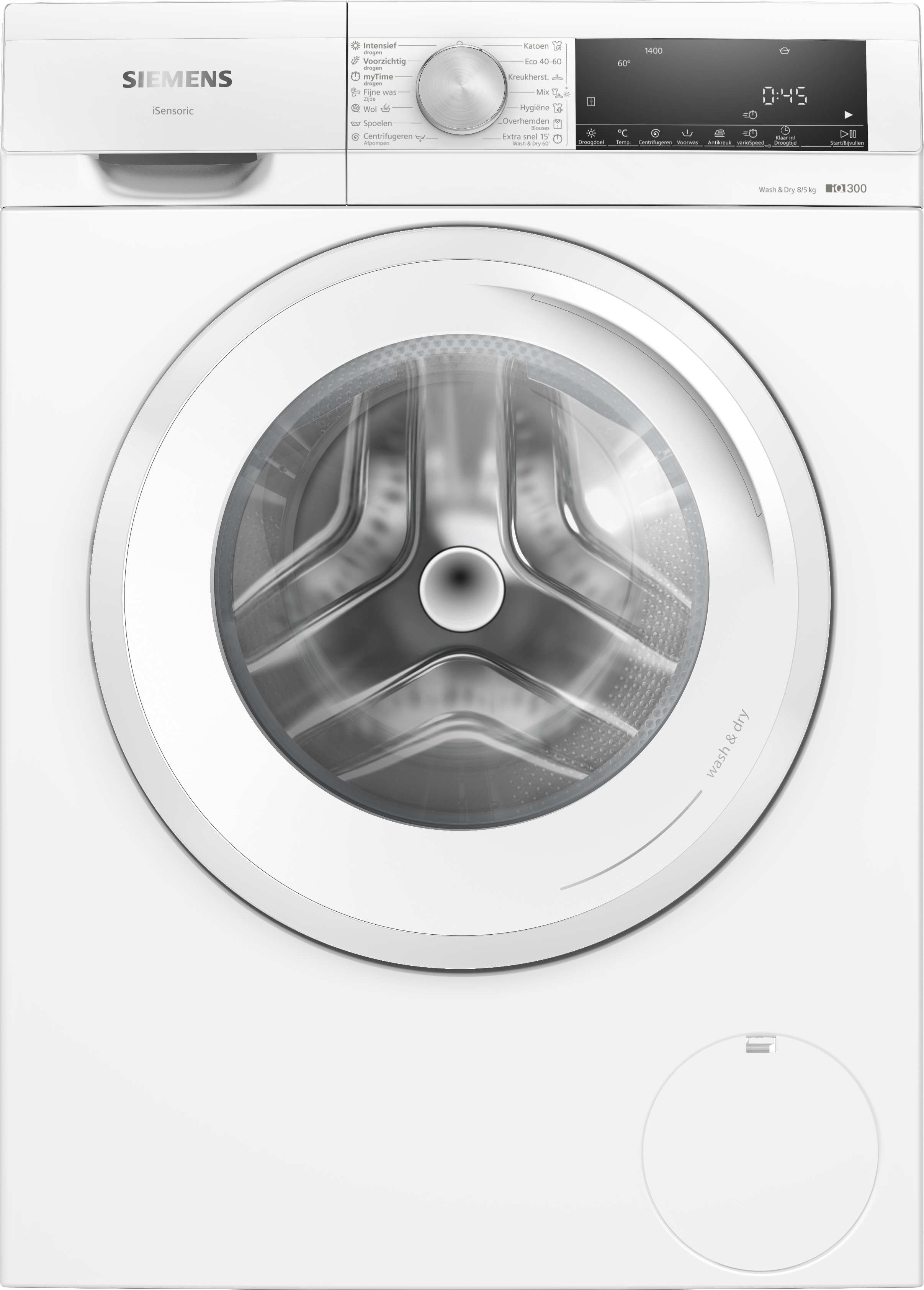 Siemens WN34A100NL Was-droogcombinatie Wit