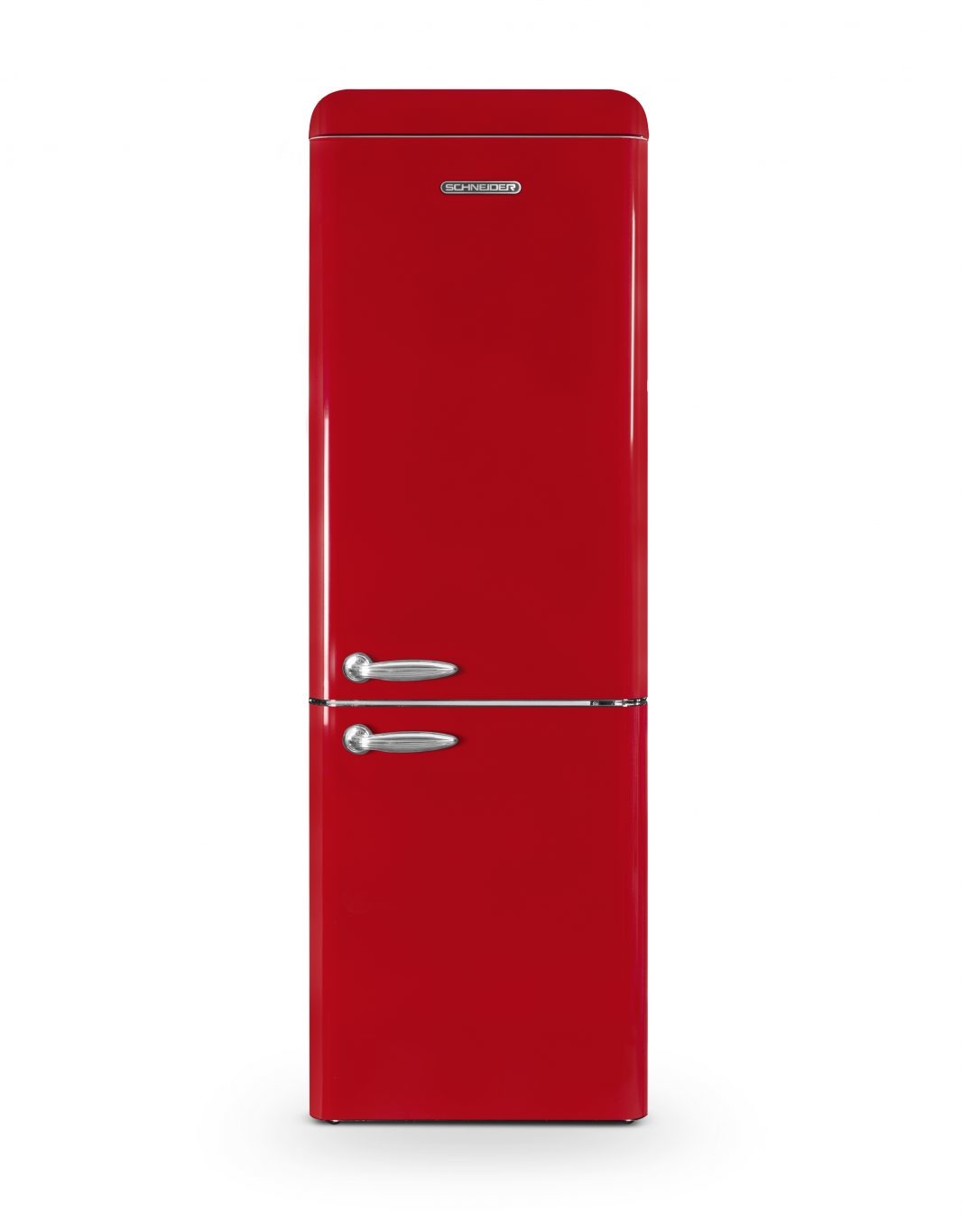 Schneider SCB300VR Koel-vriescombinatie Rood