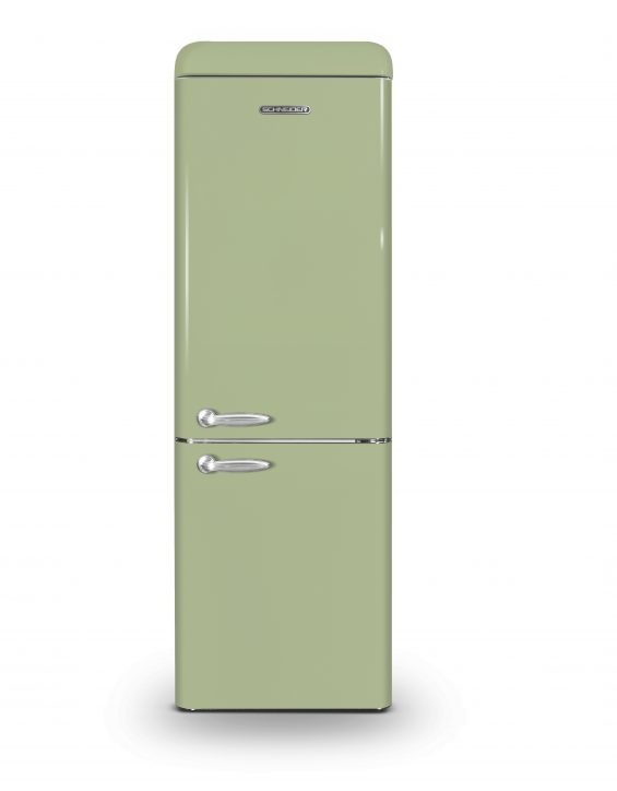 Schneider SCB300VVA Koel-vriescombinatie Groen