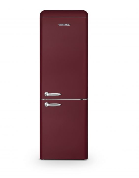 Schneider SCB300VWR Koel-vriescombinatie Rood