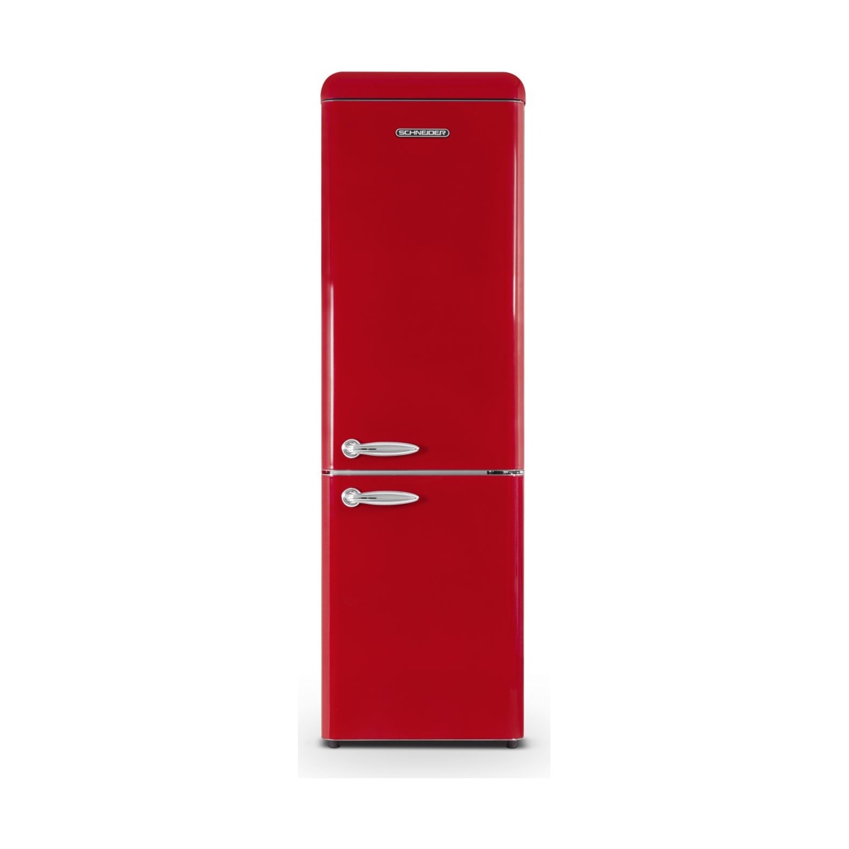Schneider SCCB250VR Koel-vriescombinatie Rood