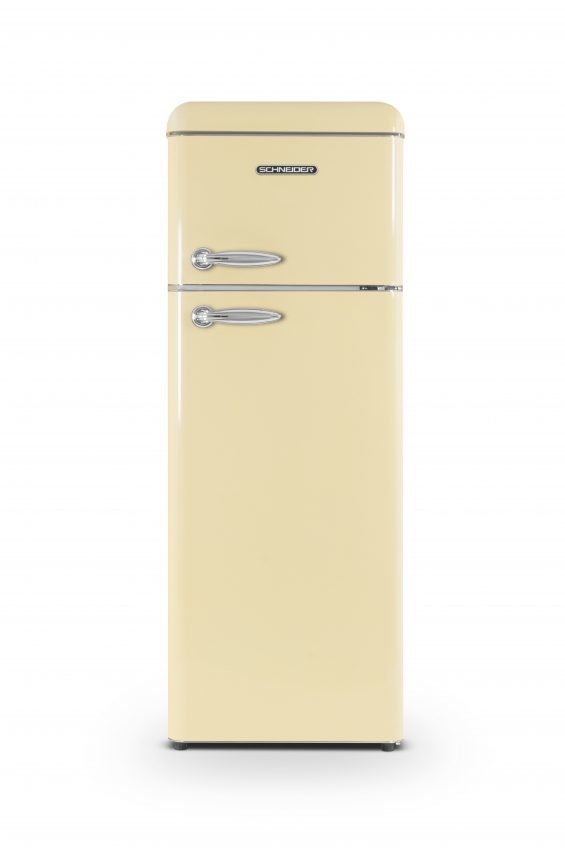 Schneider SCDD208VCR Koel-vriescombinatie Wit