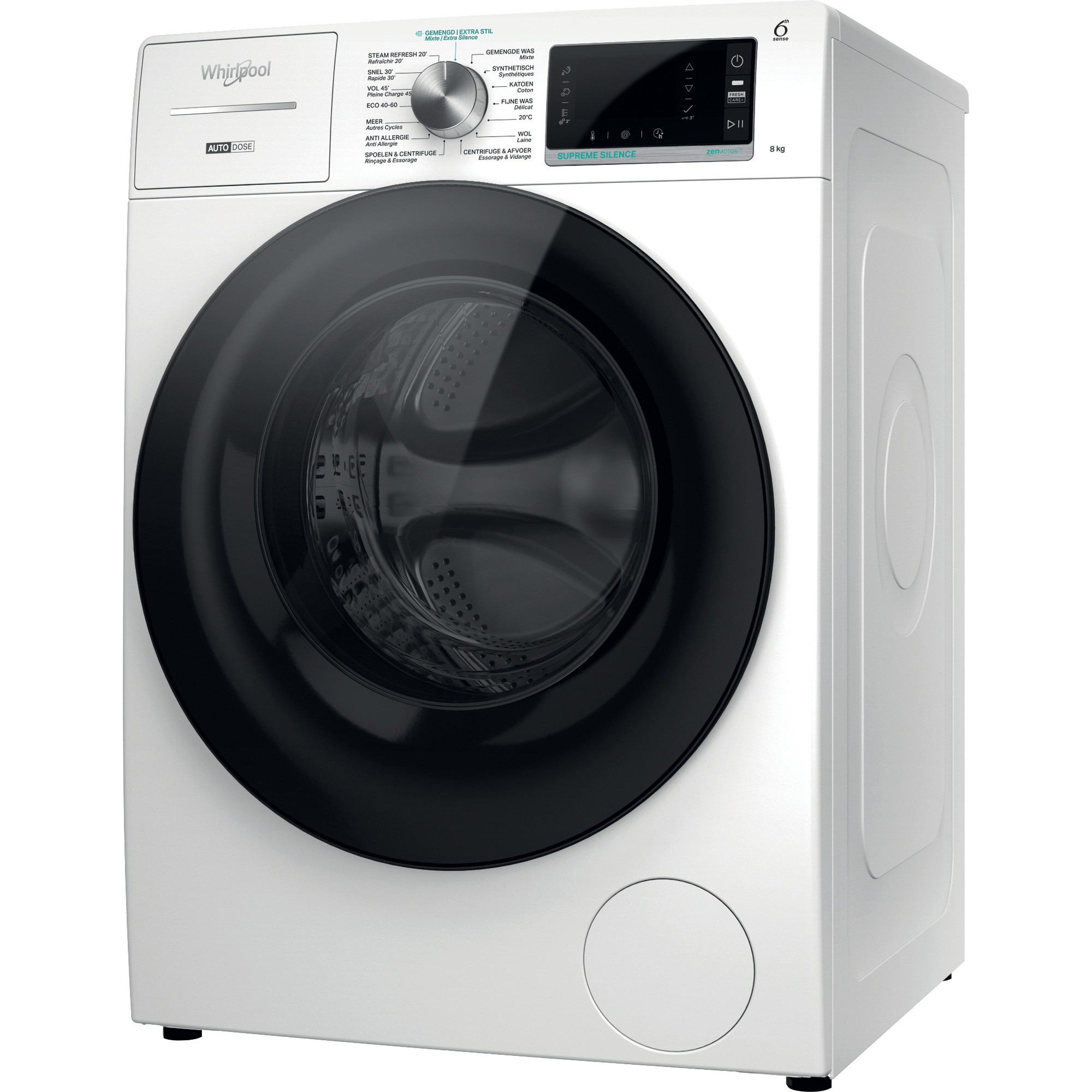 Whirlpool W7 W845WB BE Wasmachine Wit online kopen