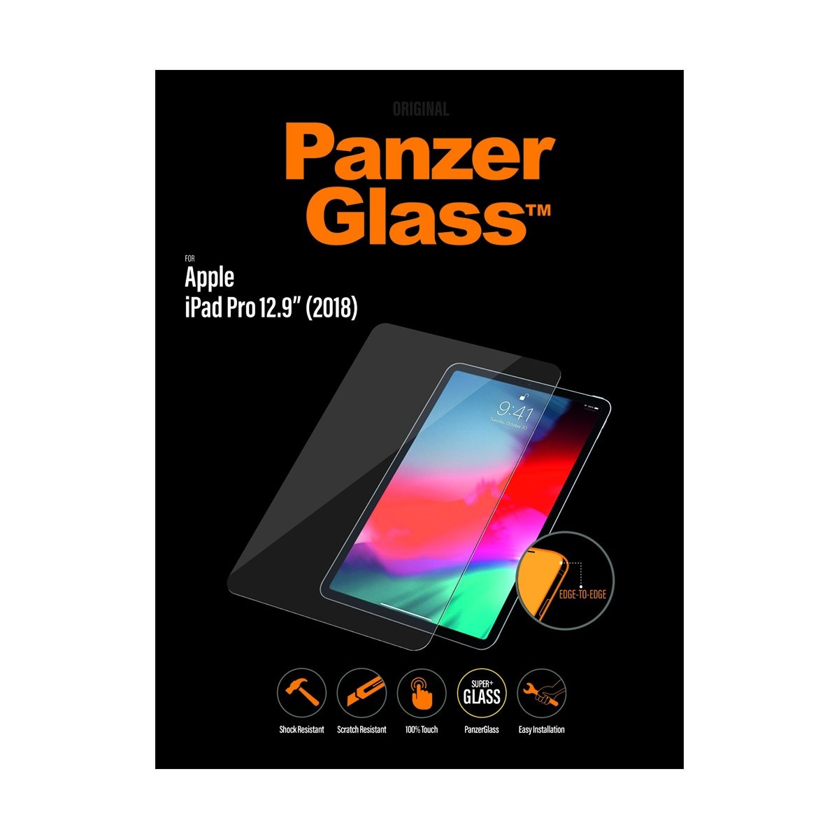 Panzerglass Apple iPad Pro 12.9in 2018 Tablet screenprotector Transparant