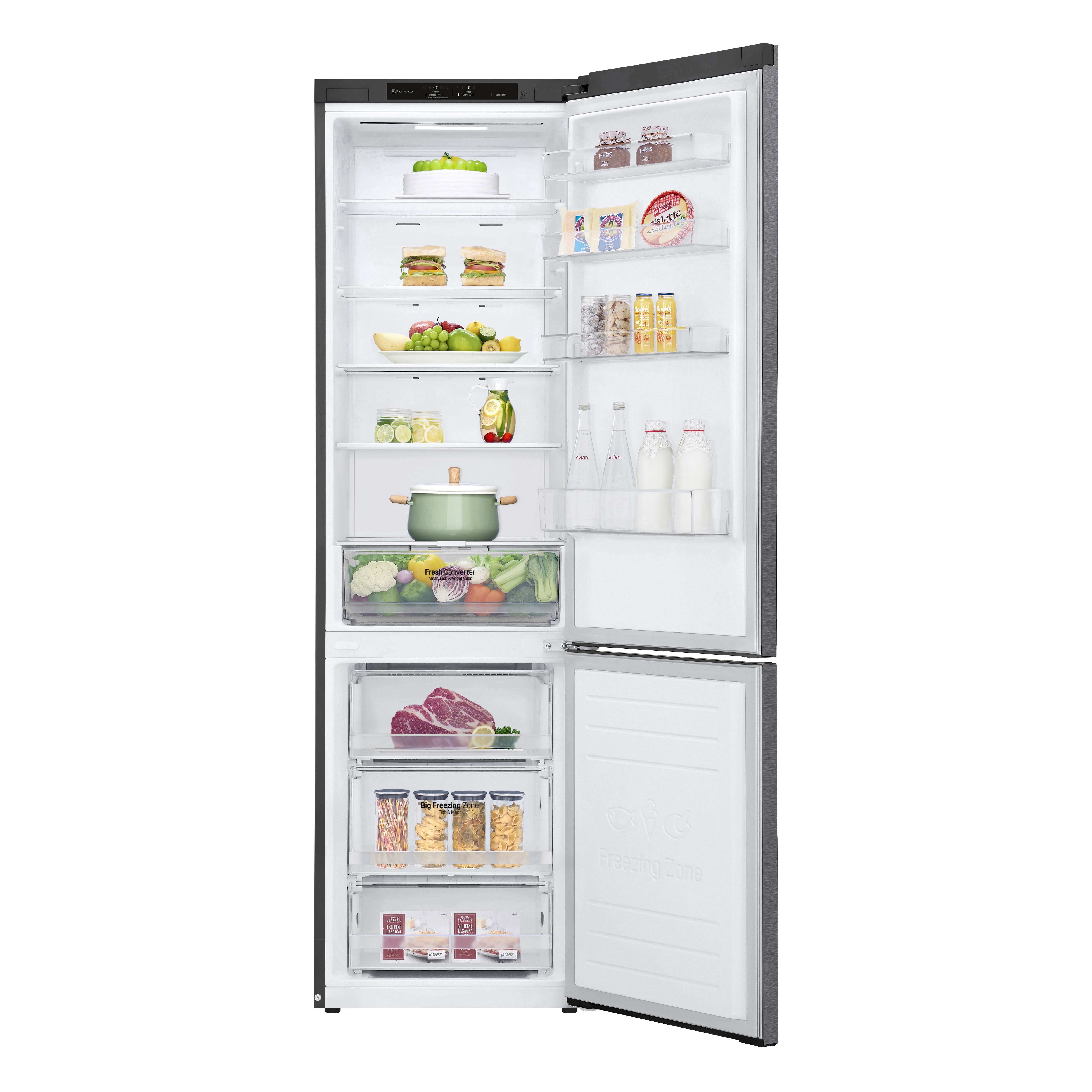 LG GBP62DSSGR Koel-vriescombinatie Grijs