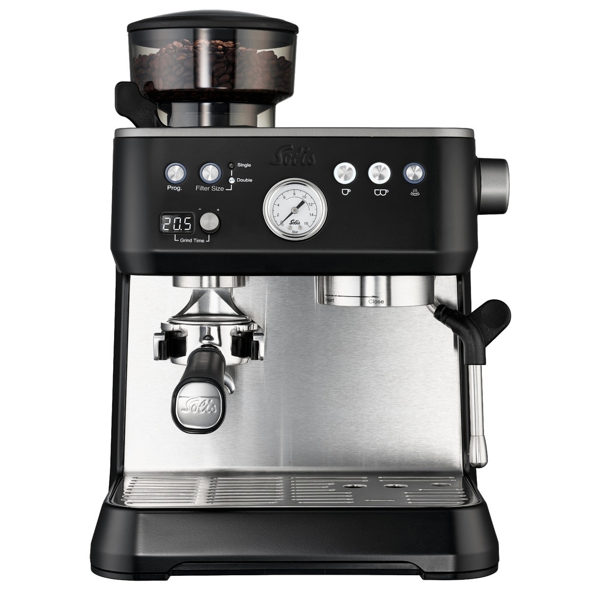 Solis Grind & Infuse Perfetta 1019 Koffiemachine Met Bonen Zwart