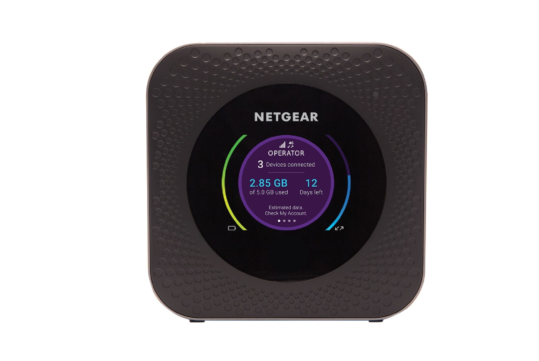 Netgear MR1100 Dual-band (2.4 GHz-5 GHz) Gigabit Ethernet 3G 4G Zwart draadloze router