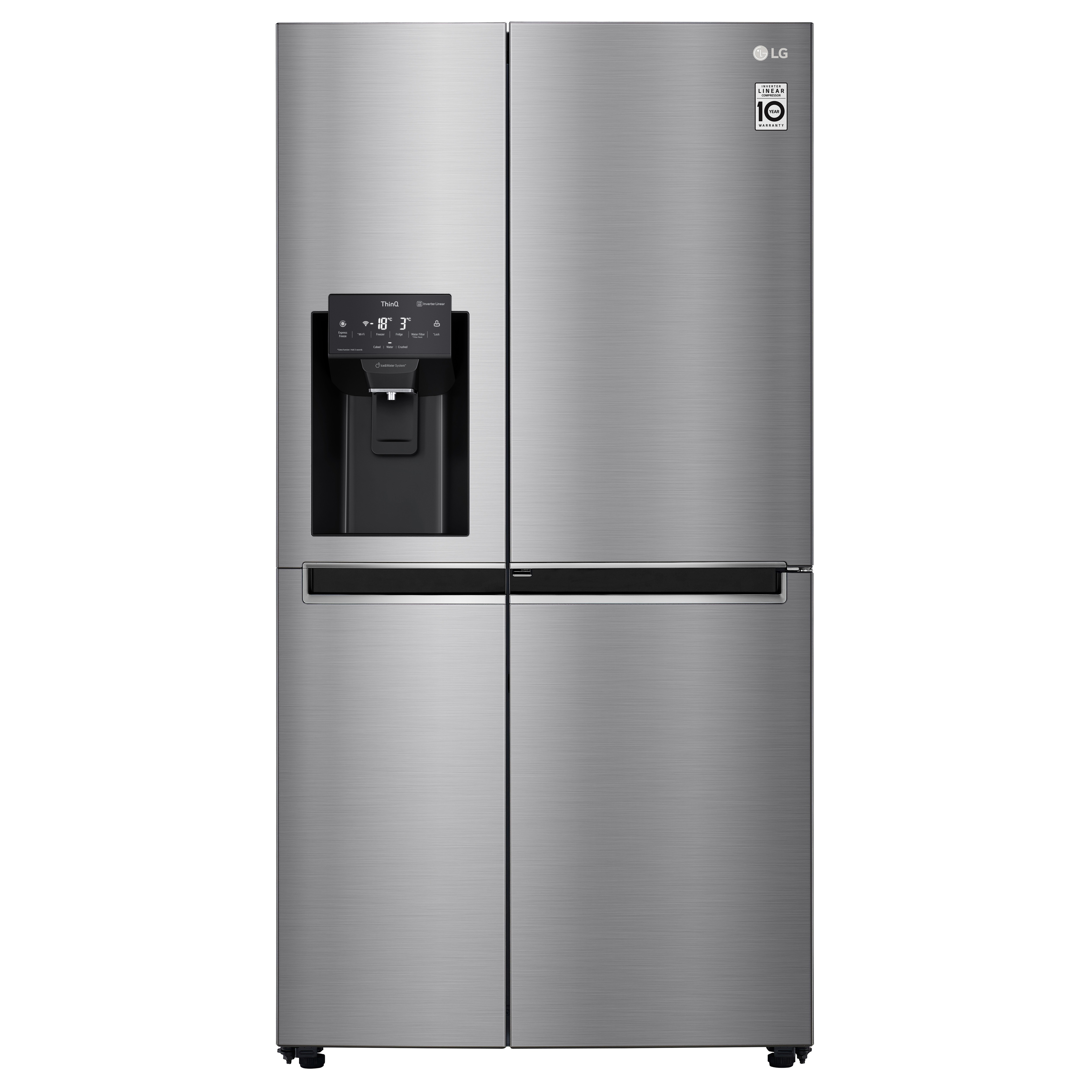LG GSJ460DIDE Amerikaanse koelkast Rvs