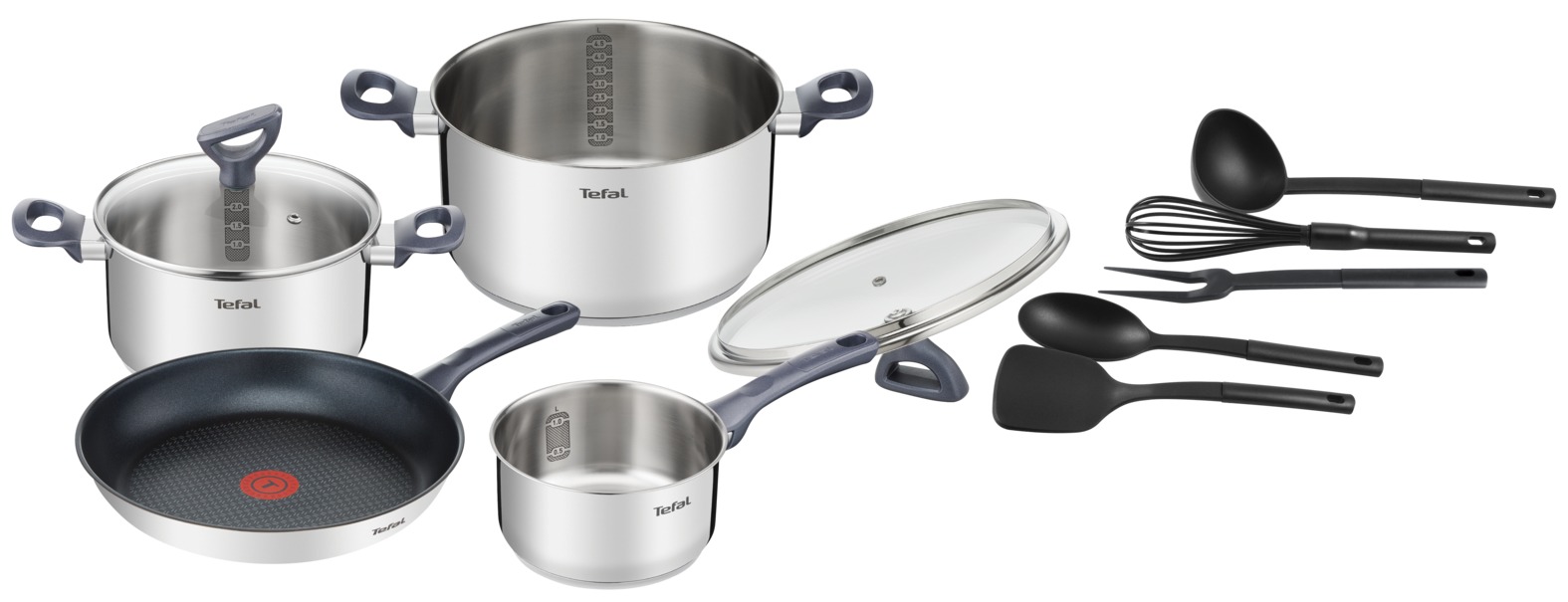 Tefal Daily Cook Pannenset - 11 delig - RVS