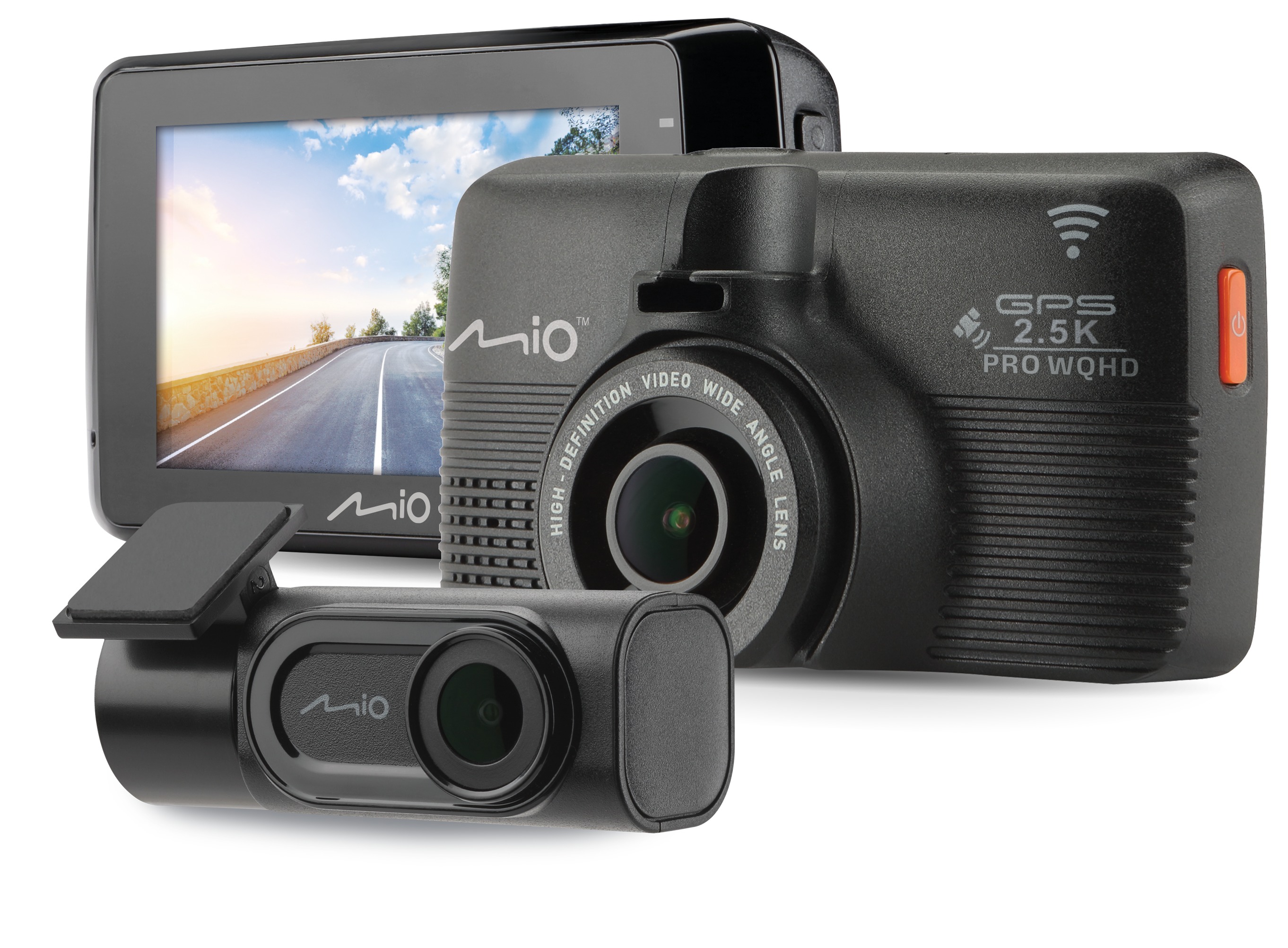 Mio MiVue 798 Pro QHD Dual Dashcam - GPS - Wi-Fi - 145° groothoek - 2,7 Inch display - Zwart