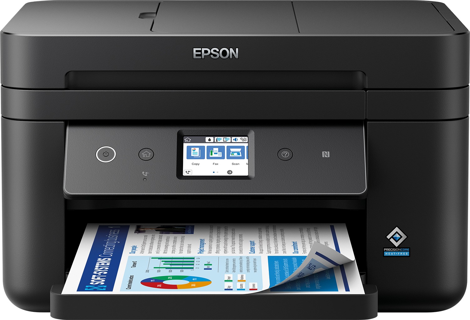 Epson Workforce WF-2885DWF All-in-one inkjet printer Zwart