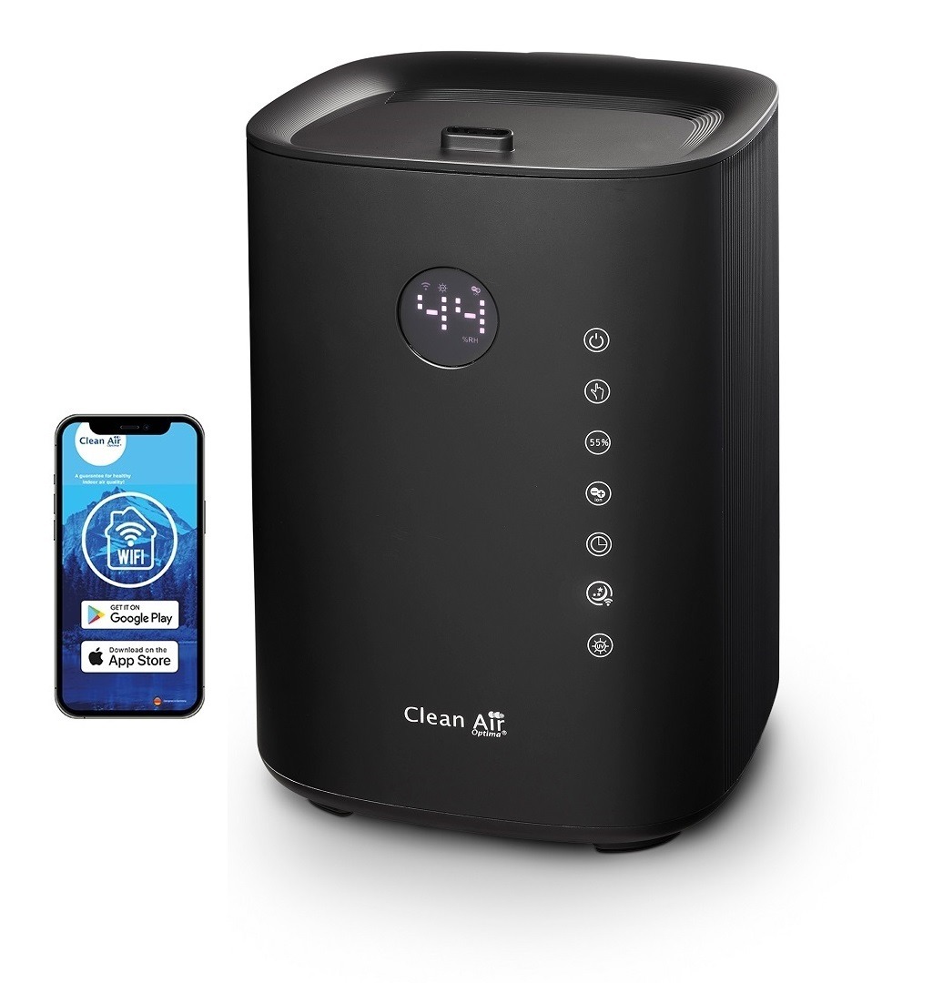 Clean Air Optima CA-604B Smart Top Luchtbevochtiger Zwart