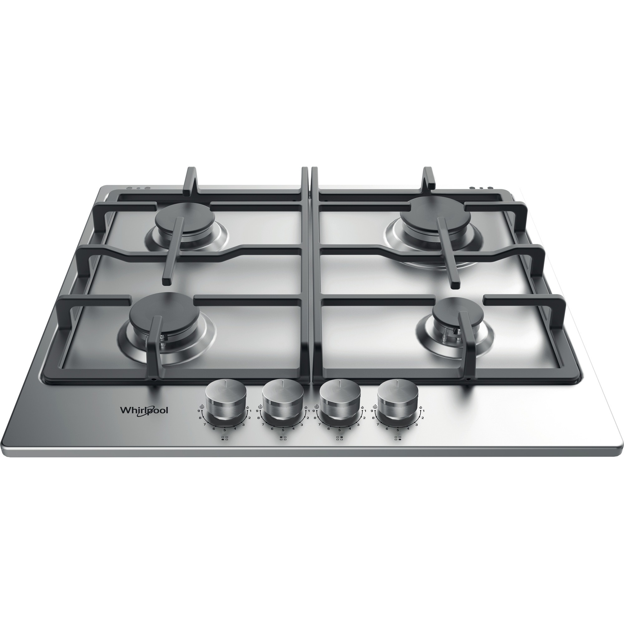 Whirlpool TGML 660 IX NL Gas inbouwkookplaat Grijs