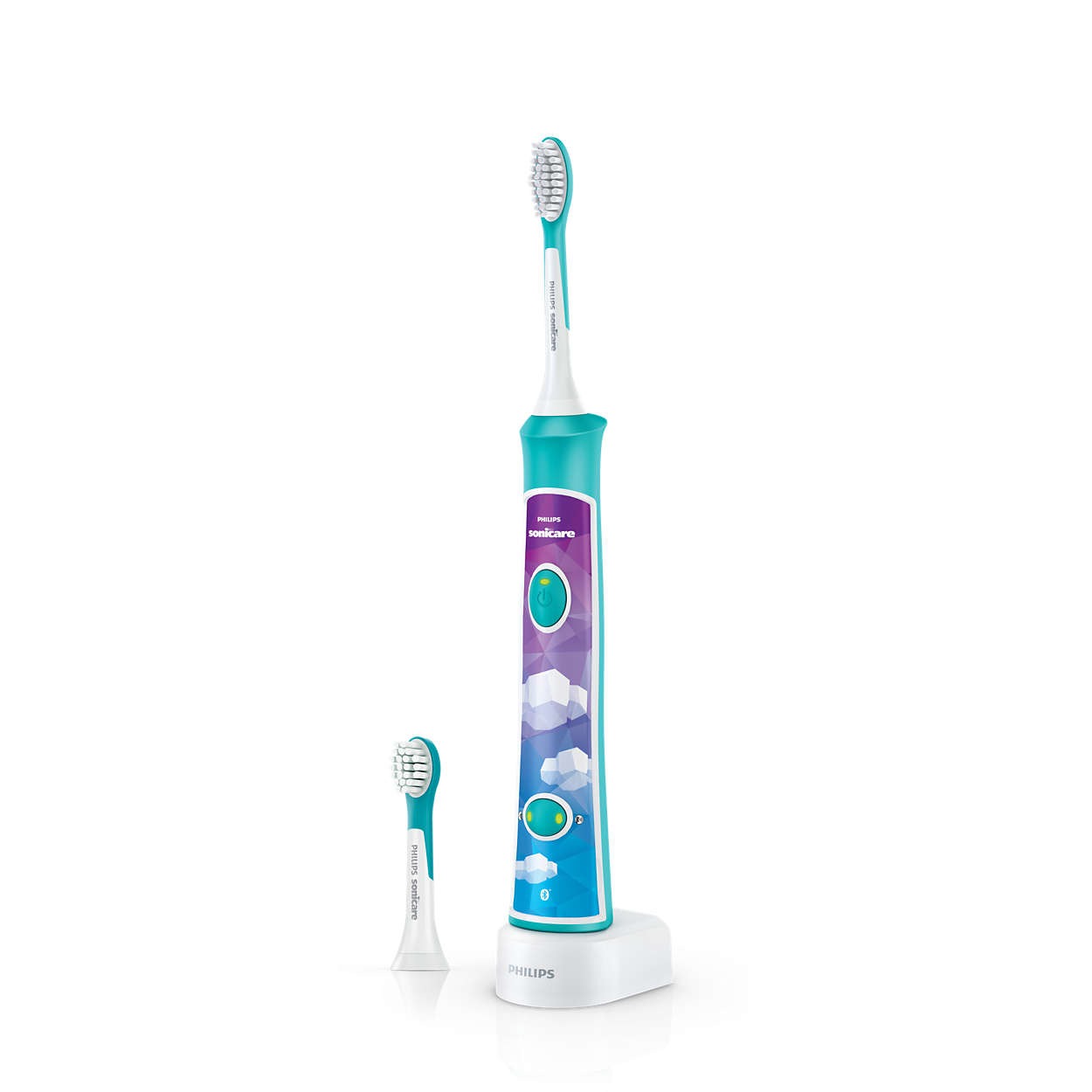 Philips Sonicare HX6322-04 Elektrische kindertandenborstel Sonisch Wit, Bont