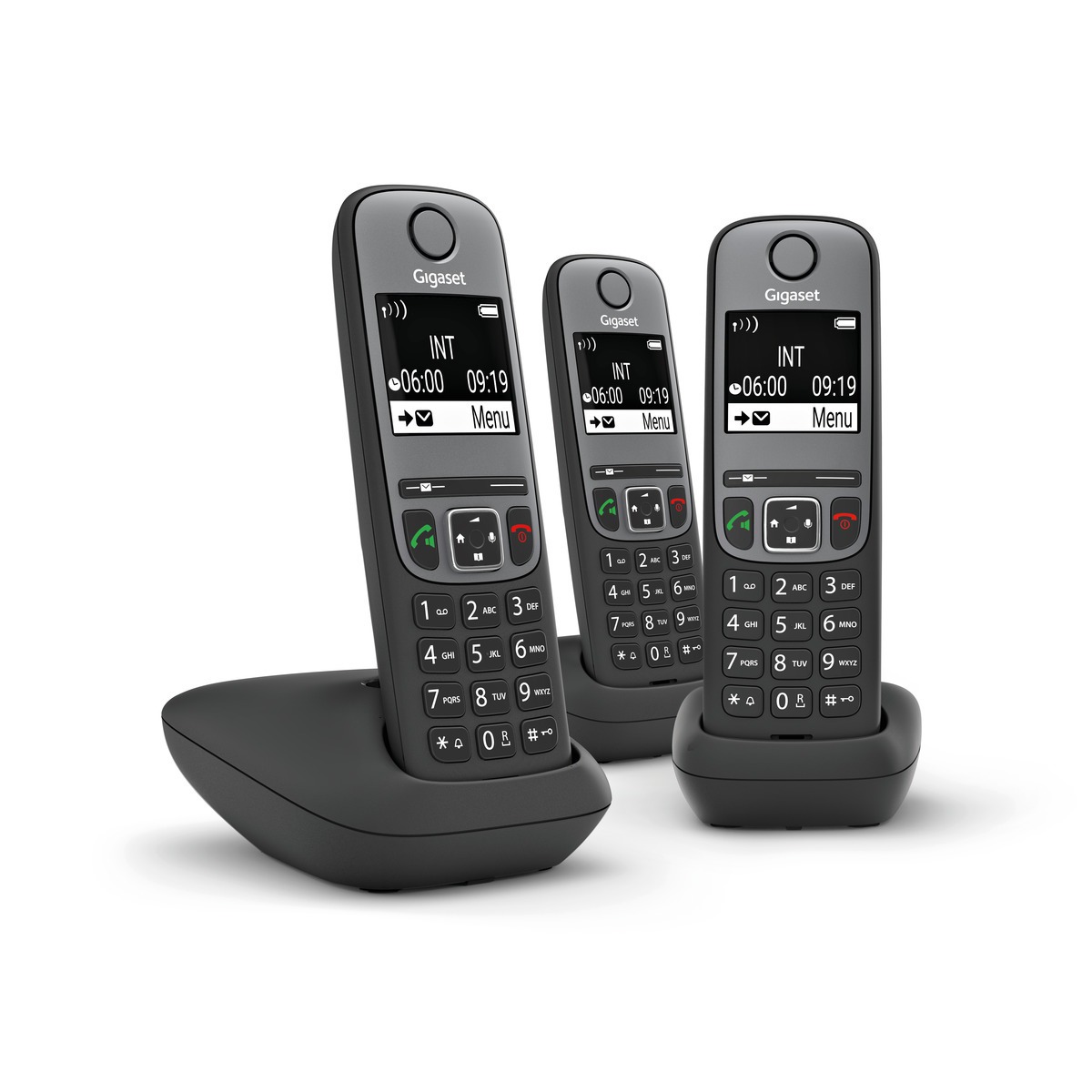 Gigaset A705 Trio Dect telefoon Zwart