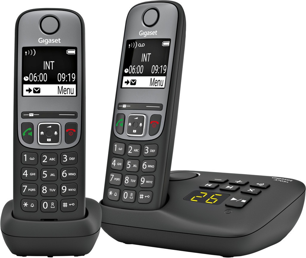 Gigaset A705A Duo Dect telefoon Zwart