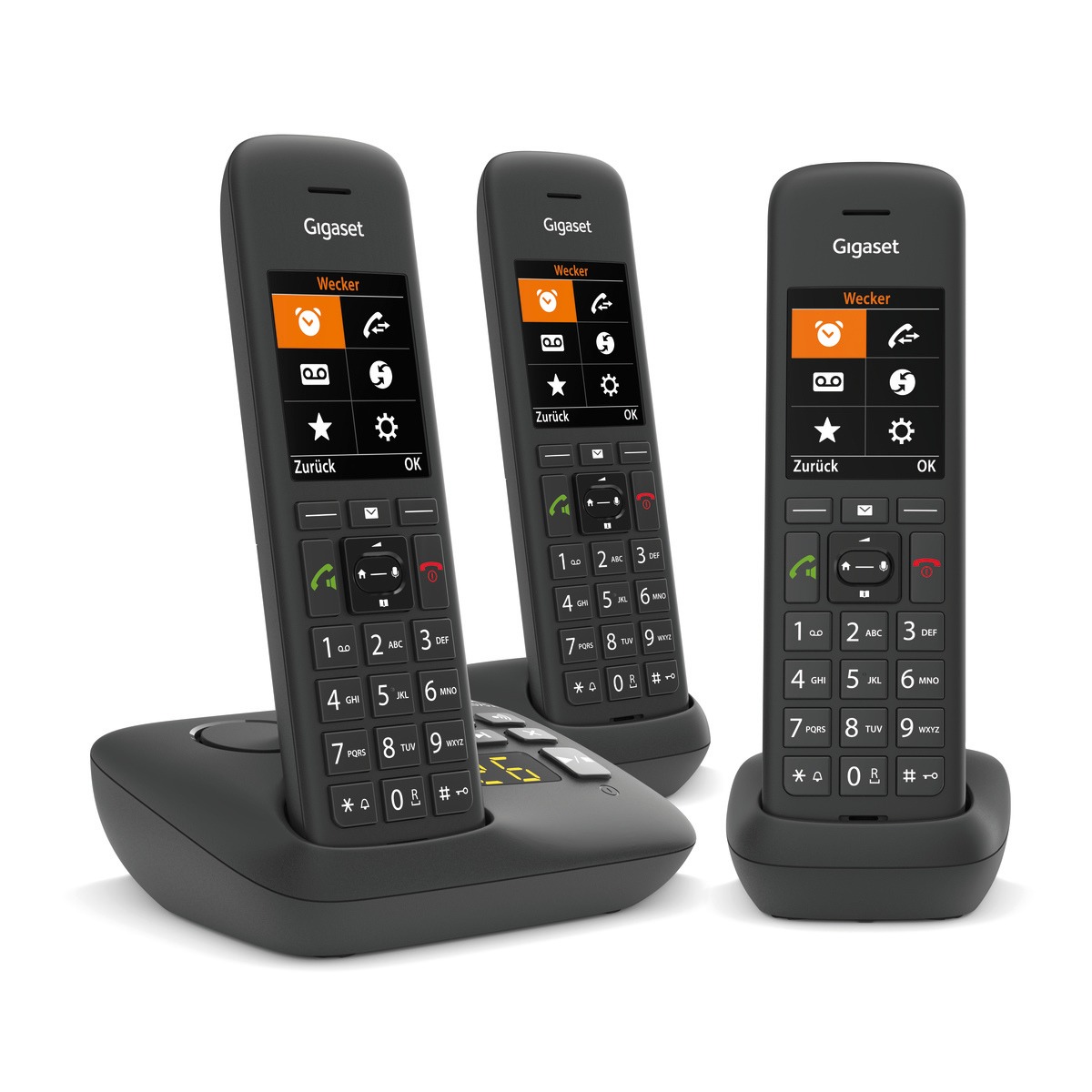 Gigaset DECT set A970A Trio (Zwart)